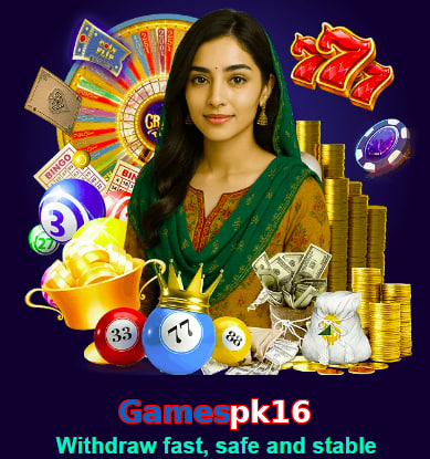 Gamespk16 game app for Pakistan players