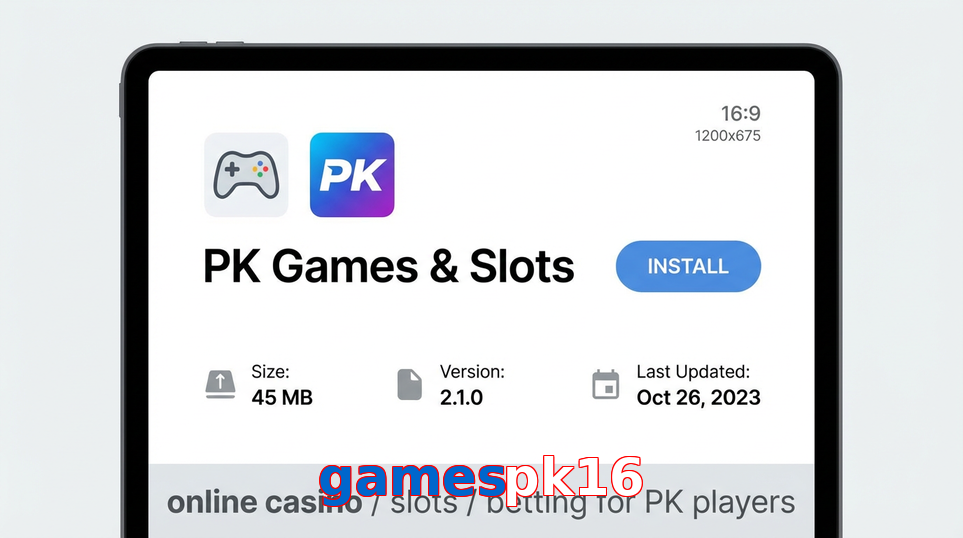 Game list for Gamespk16 gameapk section